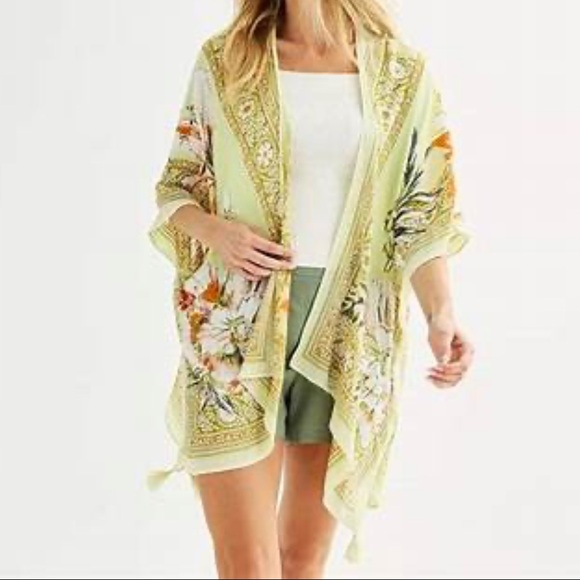 Nine West Tops - Nine West - Sketch Blooms Ruana